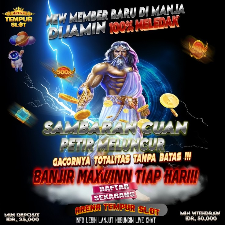 ARENA TEMPUR SLOT ⌯⌲ Sambaran Cuan Jackpot Tanpa Batas